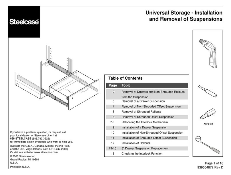 Steelcase Universal Storage manual Steelcase Universal Storage manual