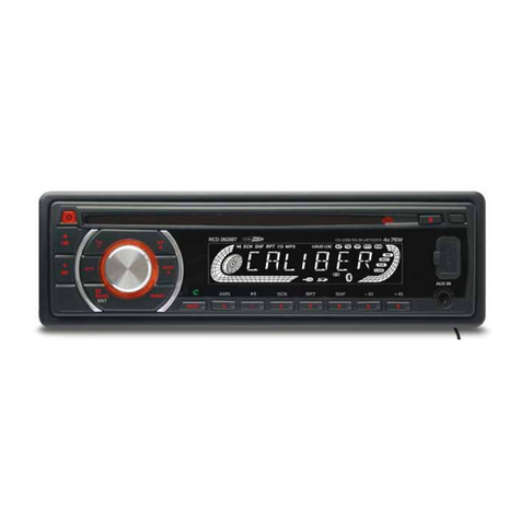 Caliber RCD 263BT manual Caliber RCD 263BT manual