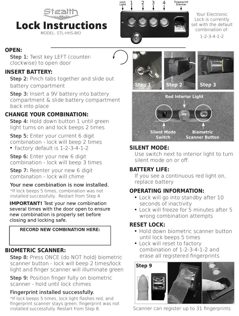 Stealth STL-HHS-BIO instructions