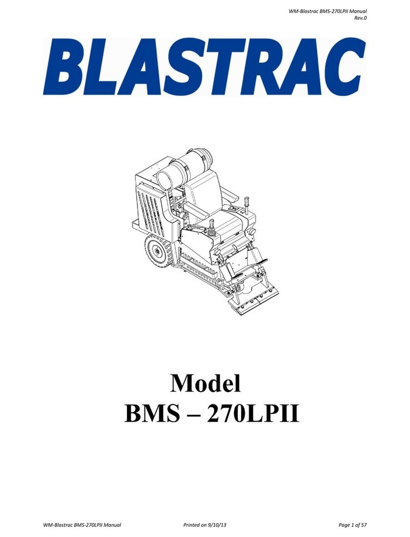 Blastrac BMS-270LPII manual