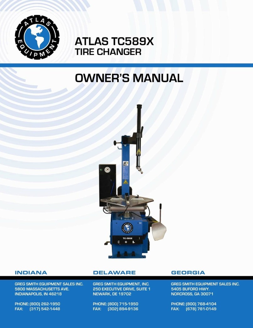Atlas Equipment TC589X owner's manual Atlas Equipment TC589X owner's manual