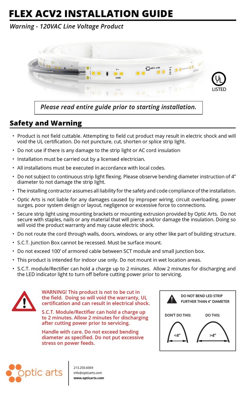 Optic arts FLEX ACV2 User manual