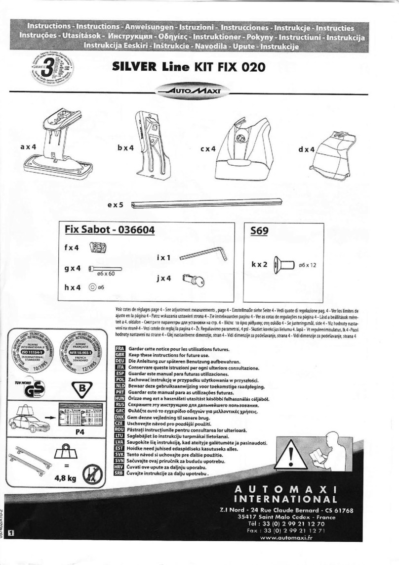 AutoMaxi SILVER Line KIT FIX 020 instructions AutoMaxi SILVER Line KIT FIX 020 instructions
