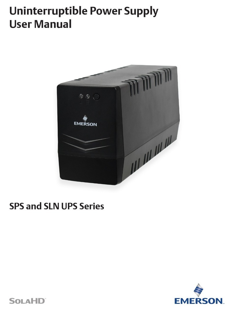 Emerson SolaHD SPS Series User manual