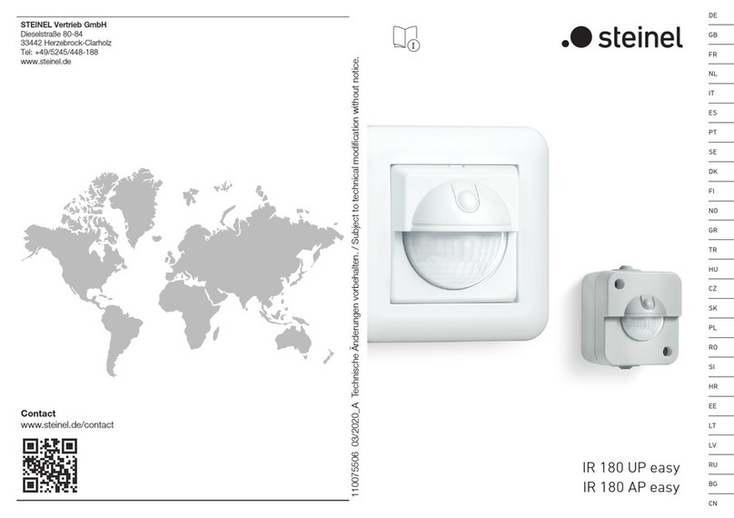 STEINEL IR 180 UP easy manual