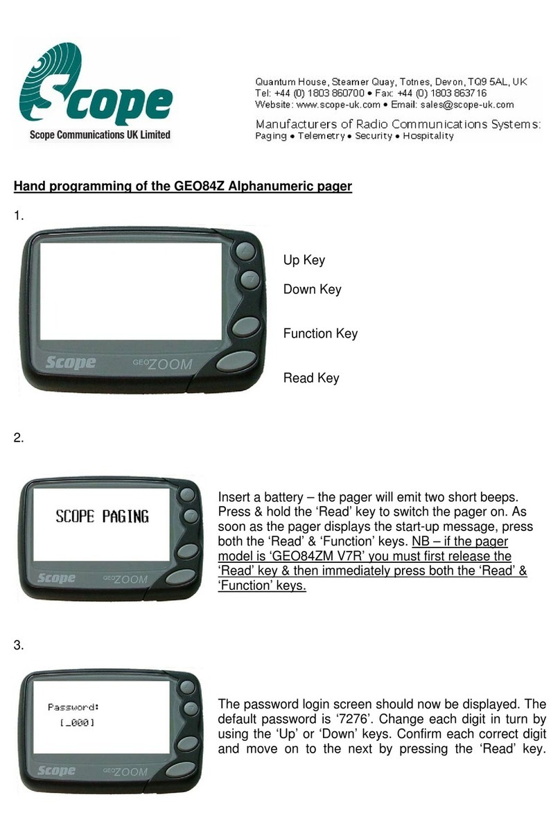 scope GEO84Z manual