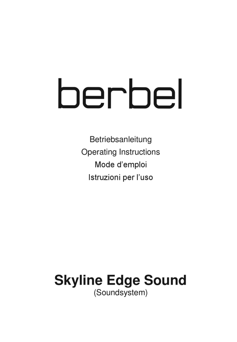 Berbel Skyline Edge Sound operating instructions