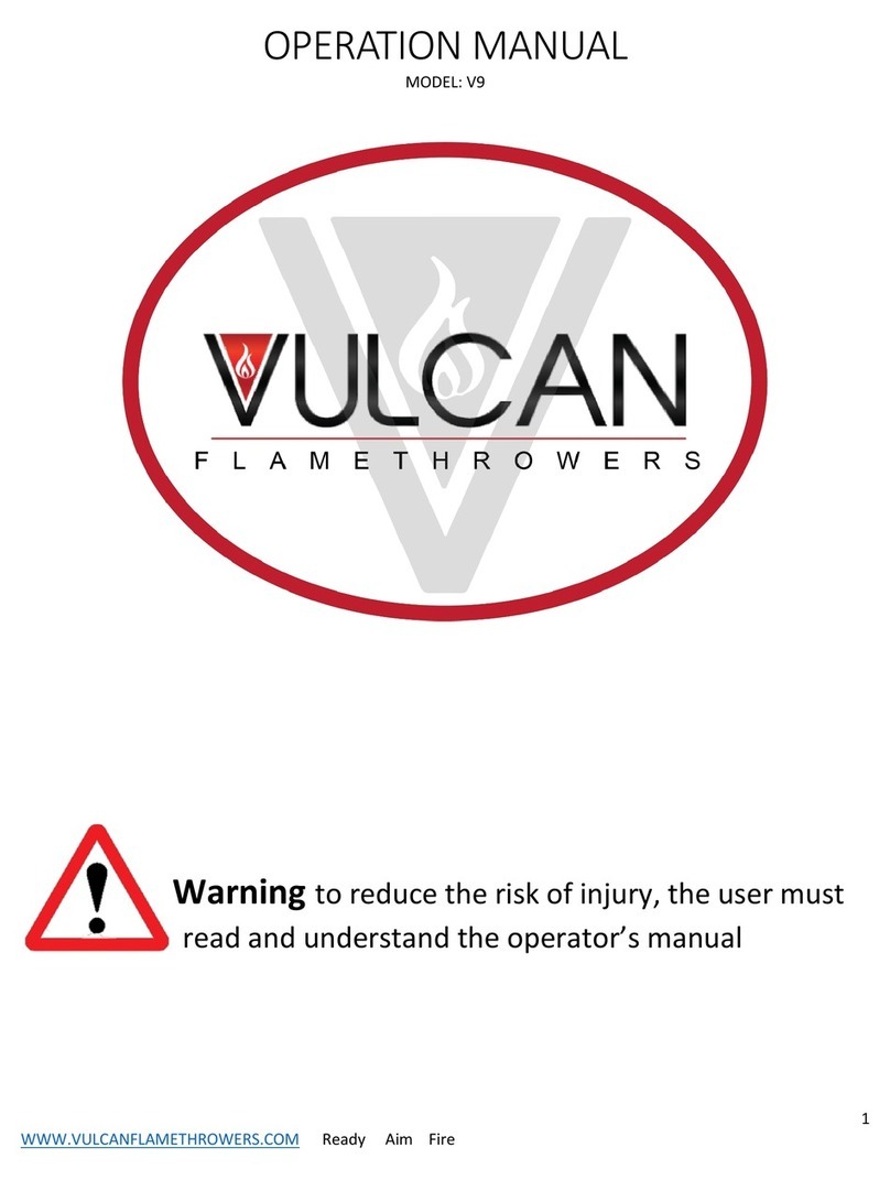 Vulcan-Hart V9 Operation manual