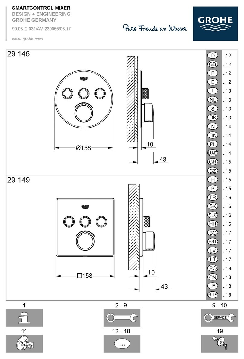 Grohe SMARTCONTROL MIXER 29 146 manual