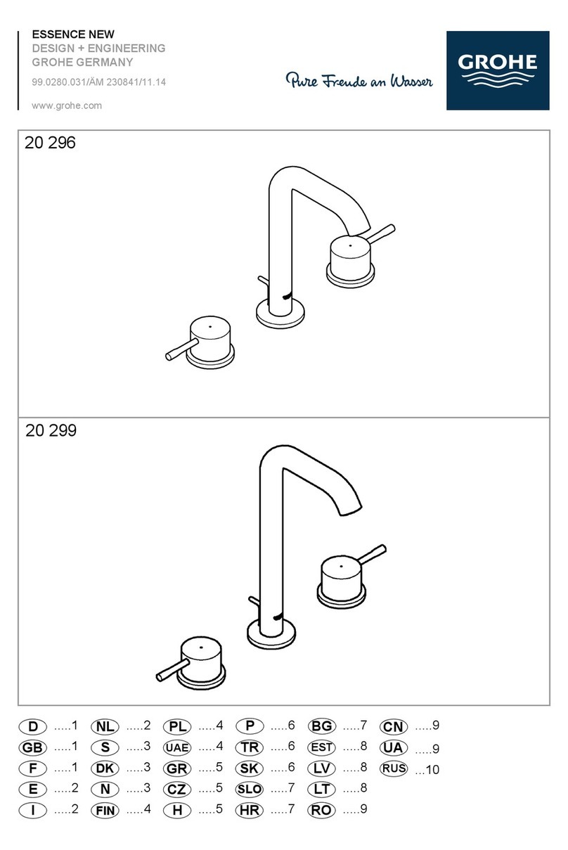 Grohe ESSENCE NEW 20 296 User manual