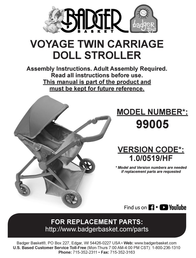 Badger Basket VOYAGE 99005 Assembly instructions