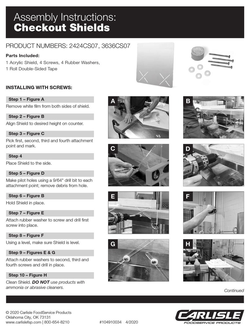 Carlisle 2424CS07 Assembly instructions