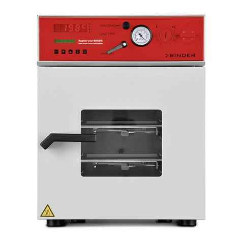 Binder VD Series User manual Binder VD Series User manual