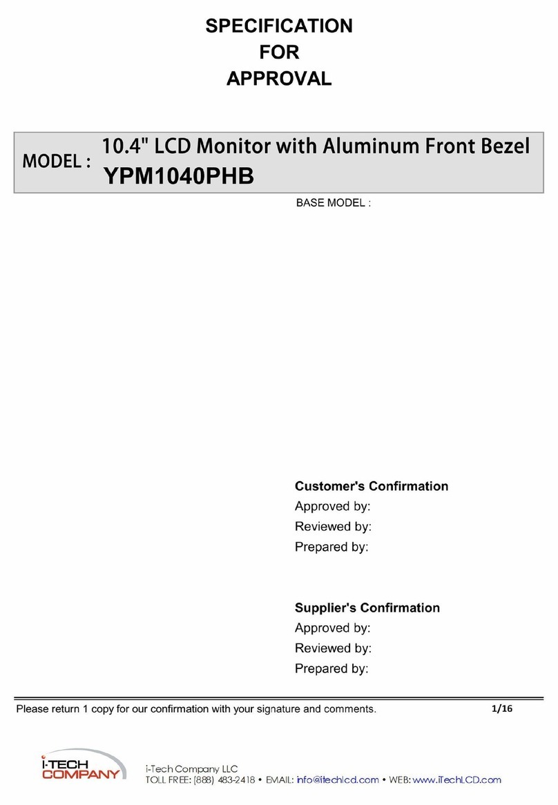 I-Tech YPM1040PHB User manual