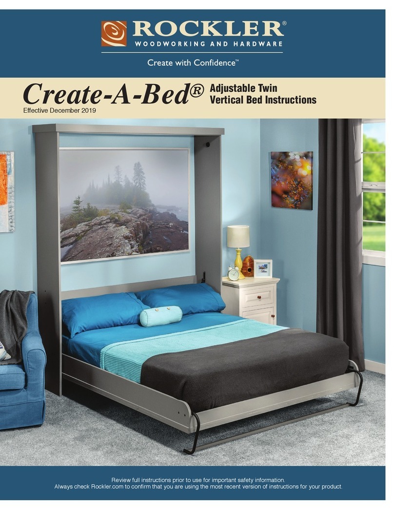 Rockler Create-A-Bed instructions