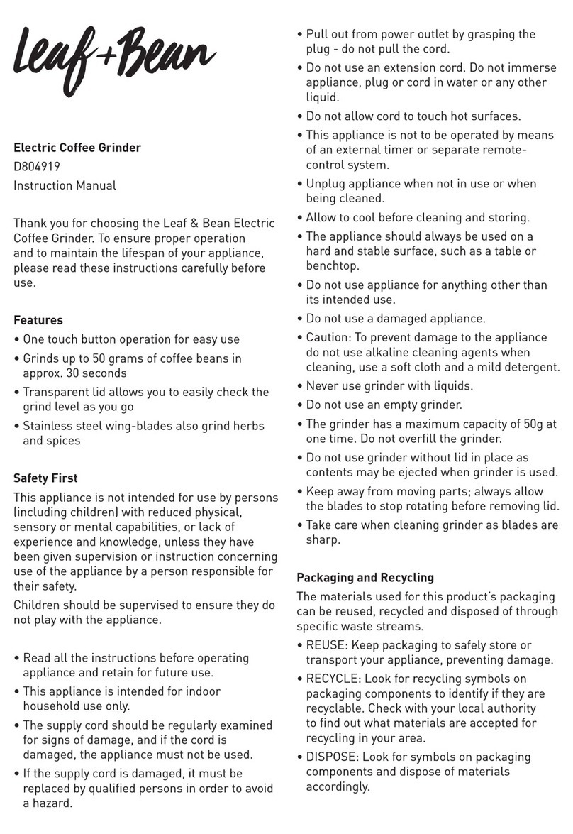 Leaf&Bean D804919 instruction manual