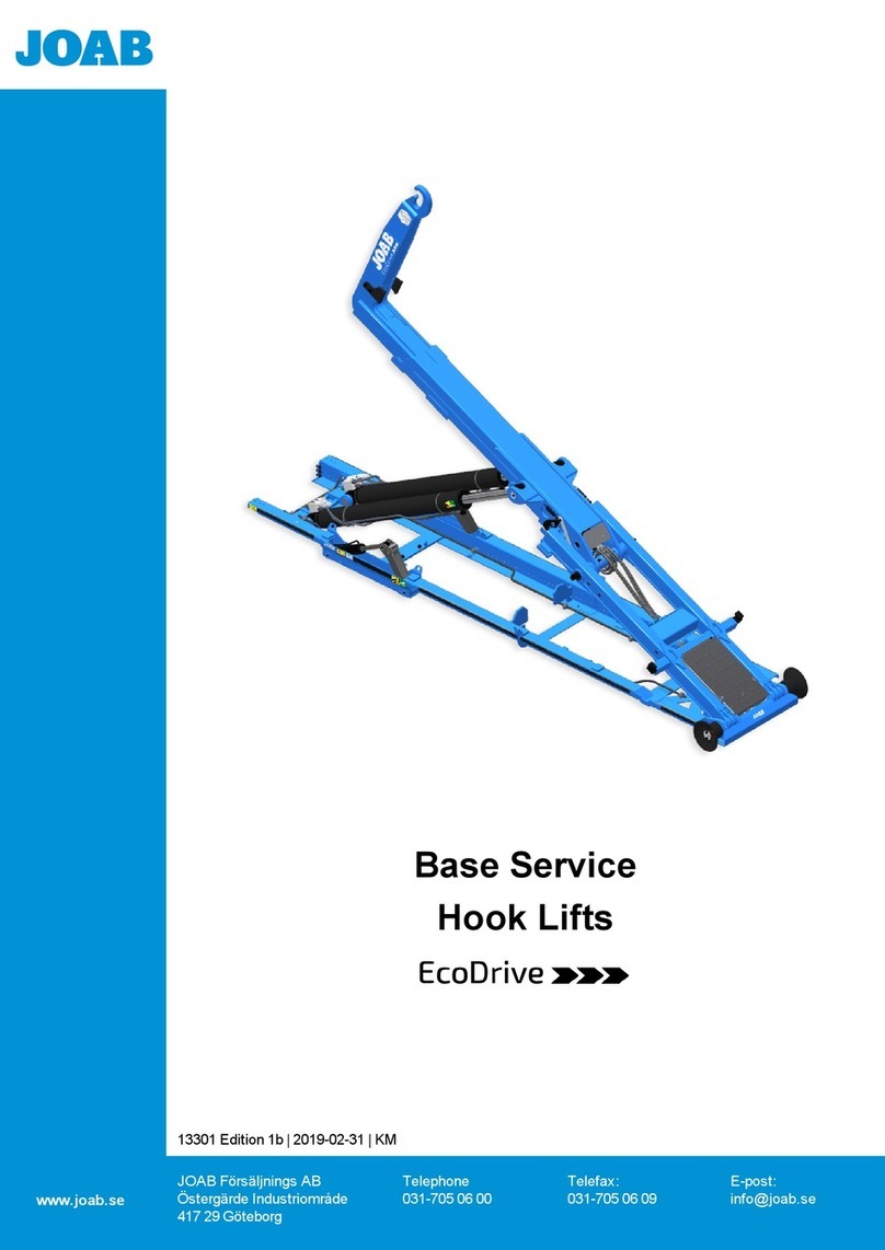Joab EcoDrive Hook-Lift L User manual