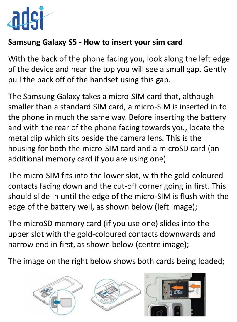 Samsung GALAXY S5 User manual