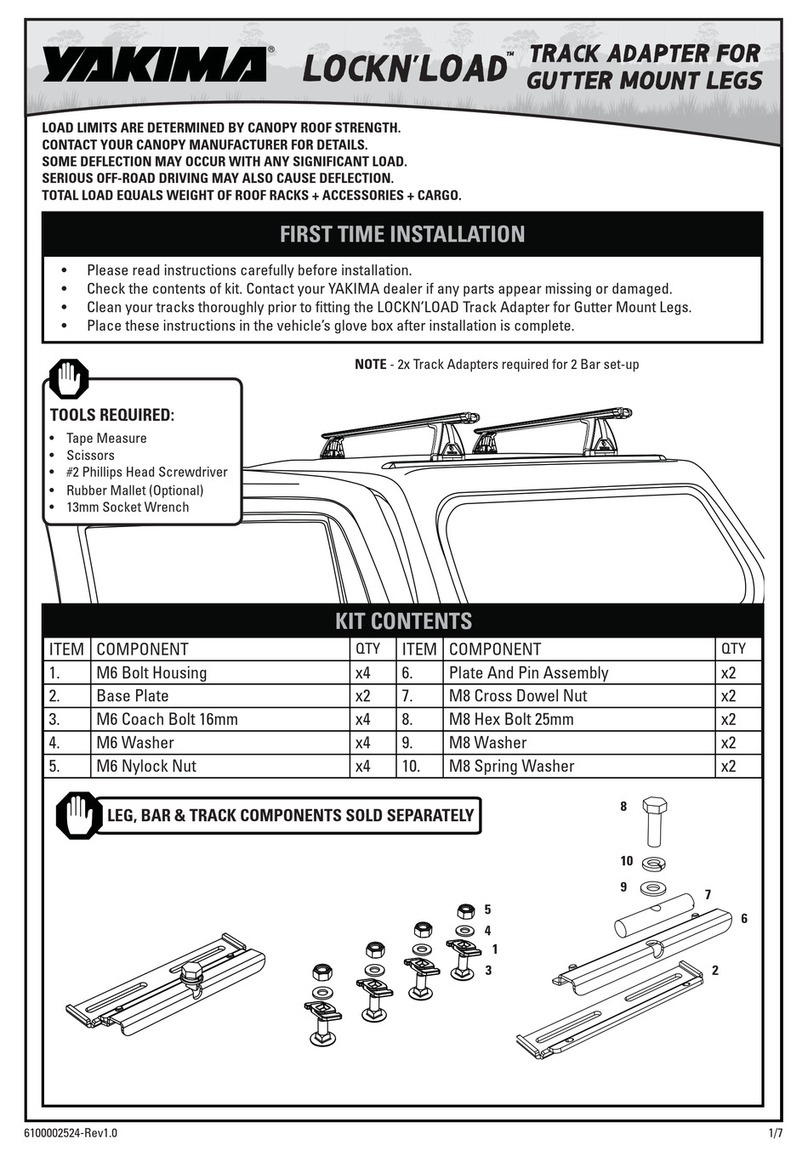 Yakima LOCKN'LOAD User manual