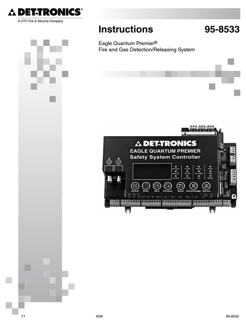 UTC Fire and Security DET-TRONICS 95-8533 instructions