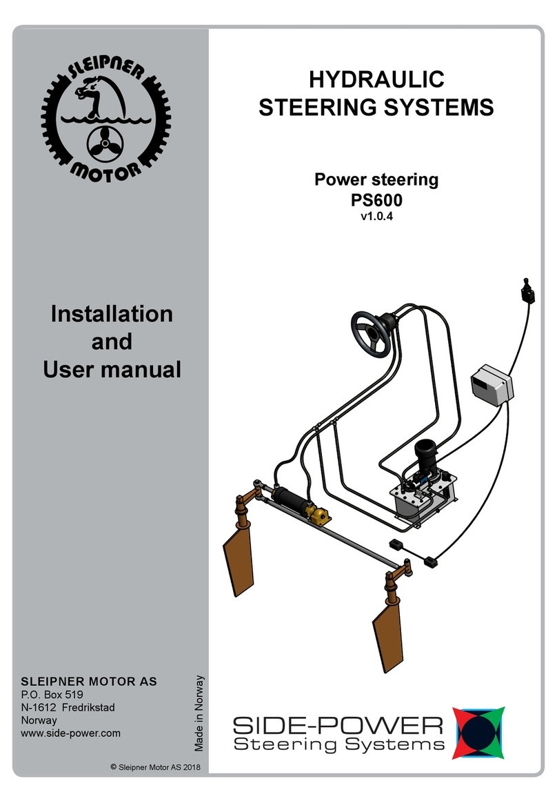SLEIPNER MOTOR AS PS600 Installation and user manual