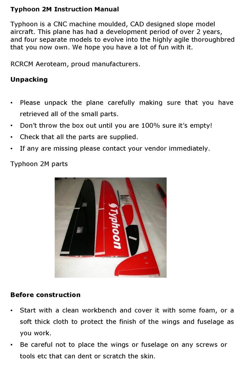 RCRCM Typhoon 2M User manual