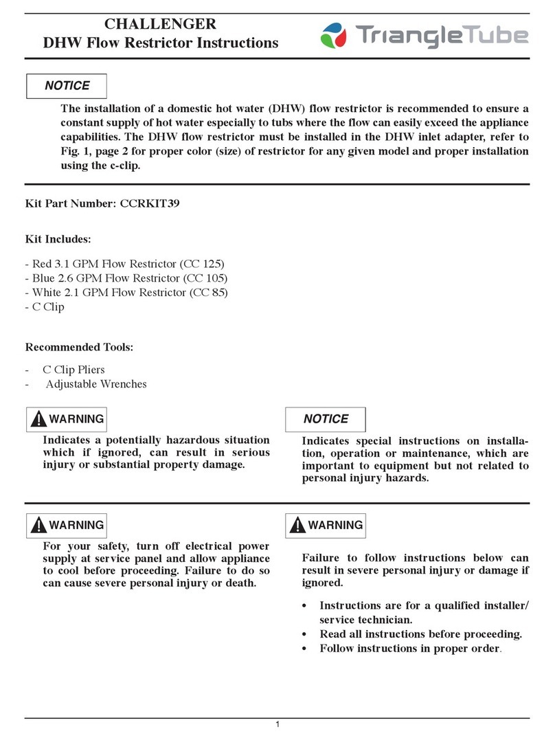 TriangleTube CHALLENGER CCRKIT39 instructions