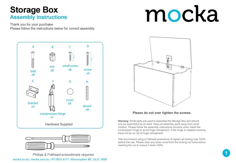 Mocka Storage Box User manual