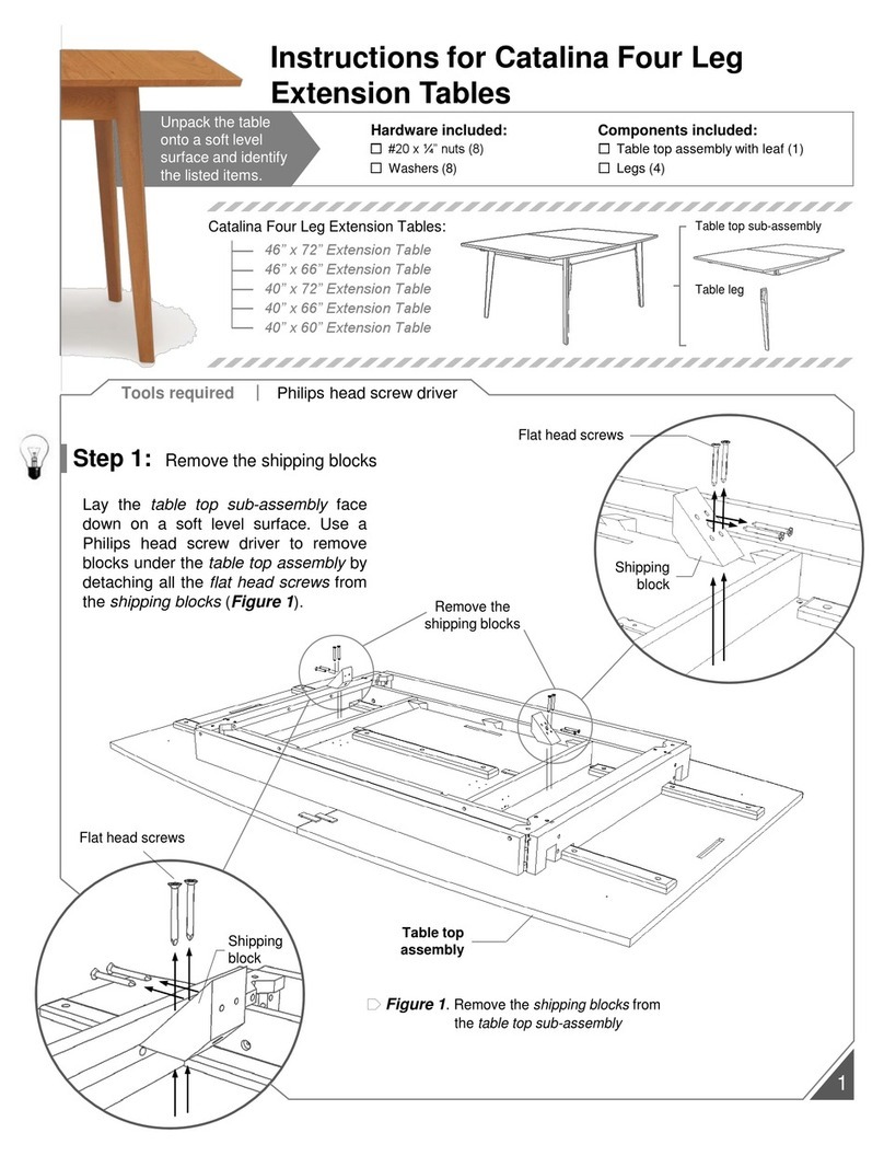 STATED HOME Catalina Series instructions