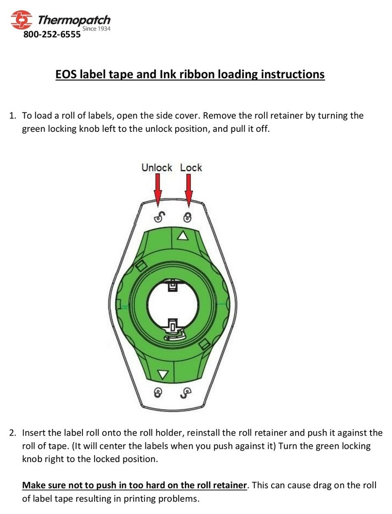 Thermopatch EOS Series instructions
