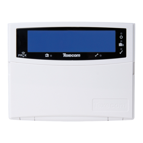 Texecom Premier Elite LCDLP-W manual