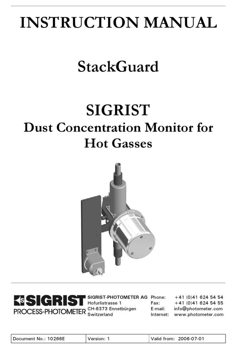 SIGRIST StackGuard instruction manual