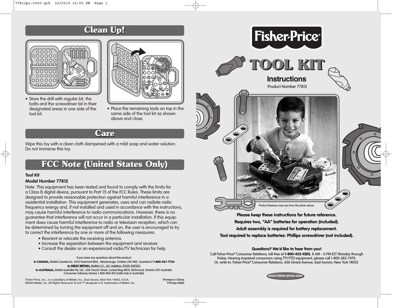 Fisher-Price 77812 instructions