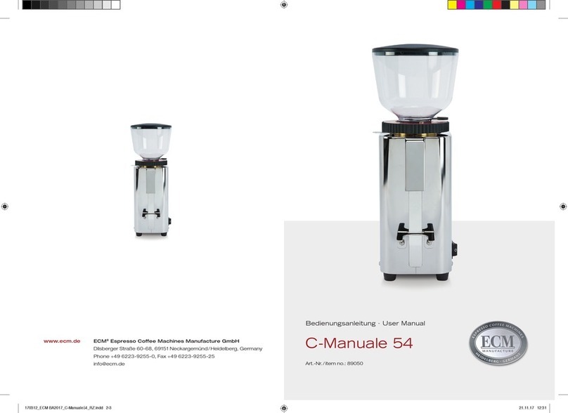 ECM Manufacture C-Manuale 54 user manual