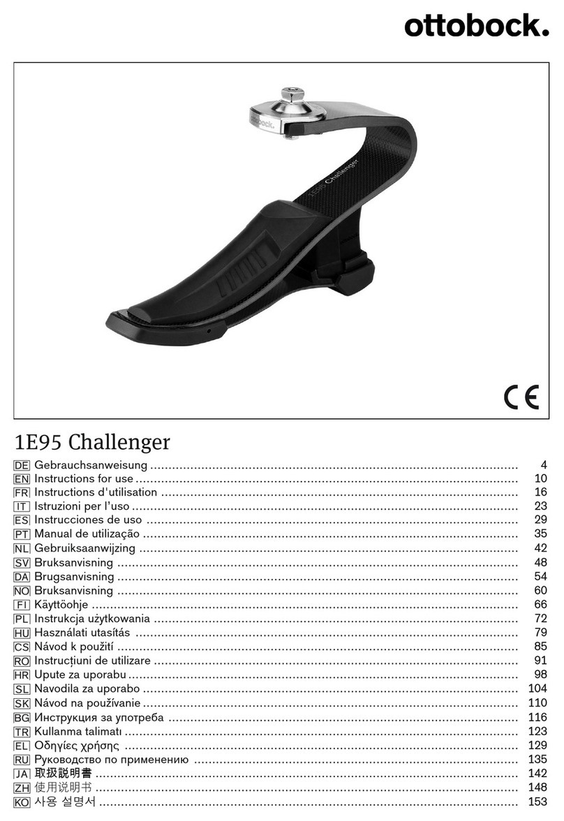 Otto Bock Challenger 1E95 Instructions for use