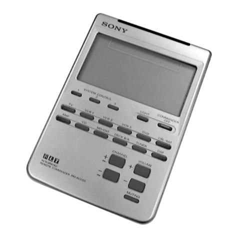 Sony RM-AV2100B Operating Instructions (primary... User manual Sony RM-AV2100B Operating Instructions (primary... User manual
