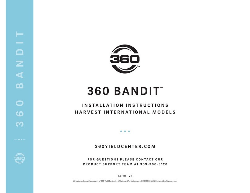 360 YIELD CENTER 360 BANDIT installation instructions 360 YIELD CENTER 360 BANDIT installation instructions