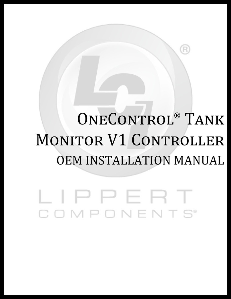 Lippert Components OneControl Tank Monitor V1 User manual