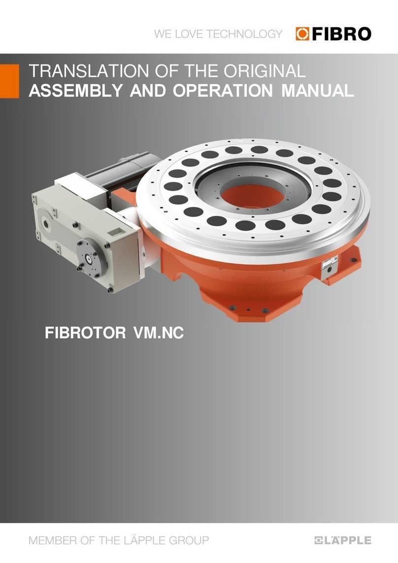 Lapple FIBRO FIBROTOR VM.NC Assembly and operation manual