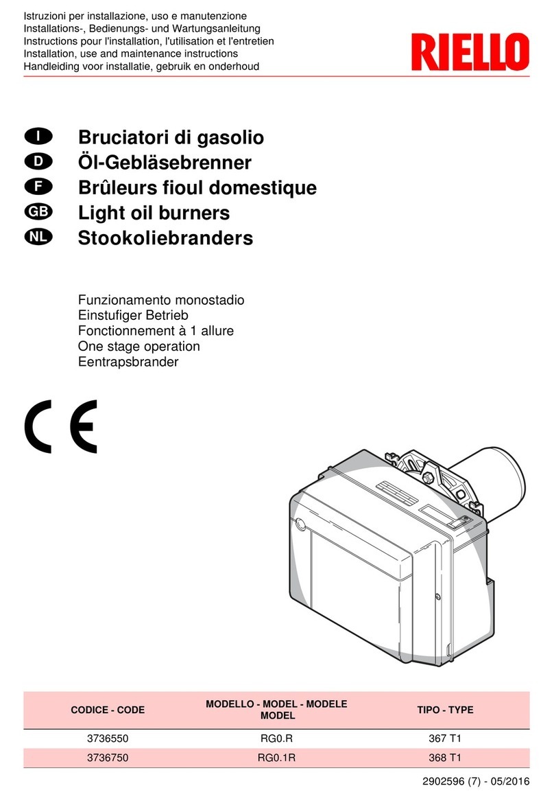 Riello RG0.R User manual