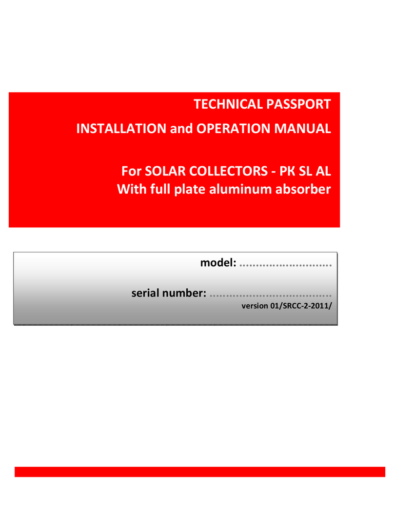 Sunsystem PK SL AL Series Installation and operation manual