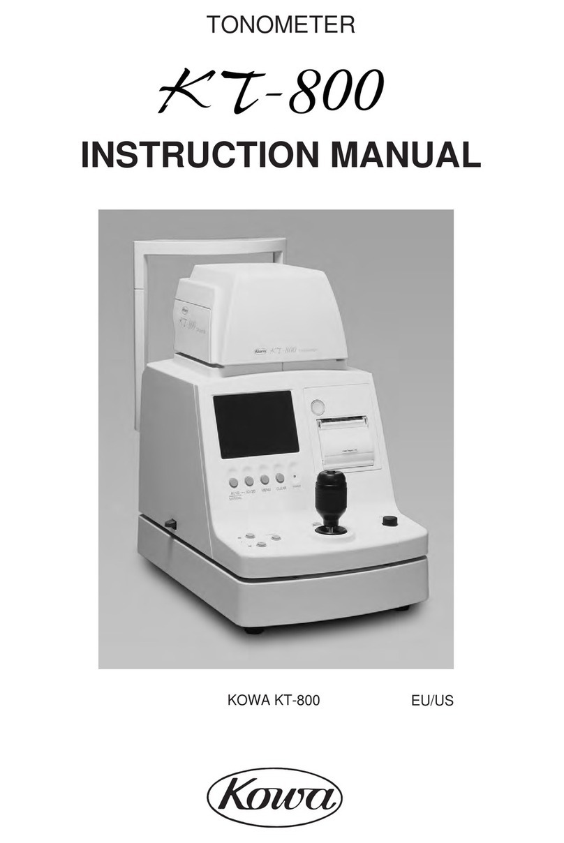 Mercoframes Optical Corp Kowa KT-800 instruction manual