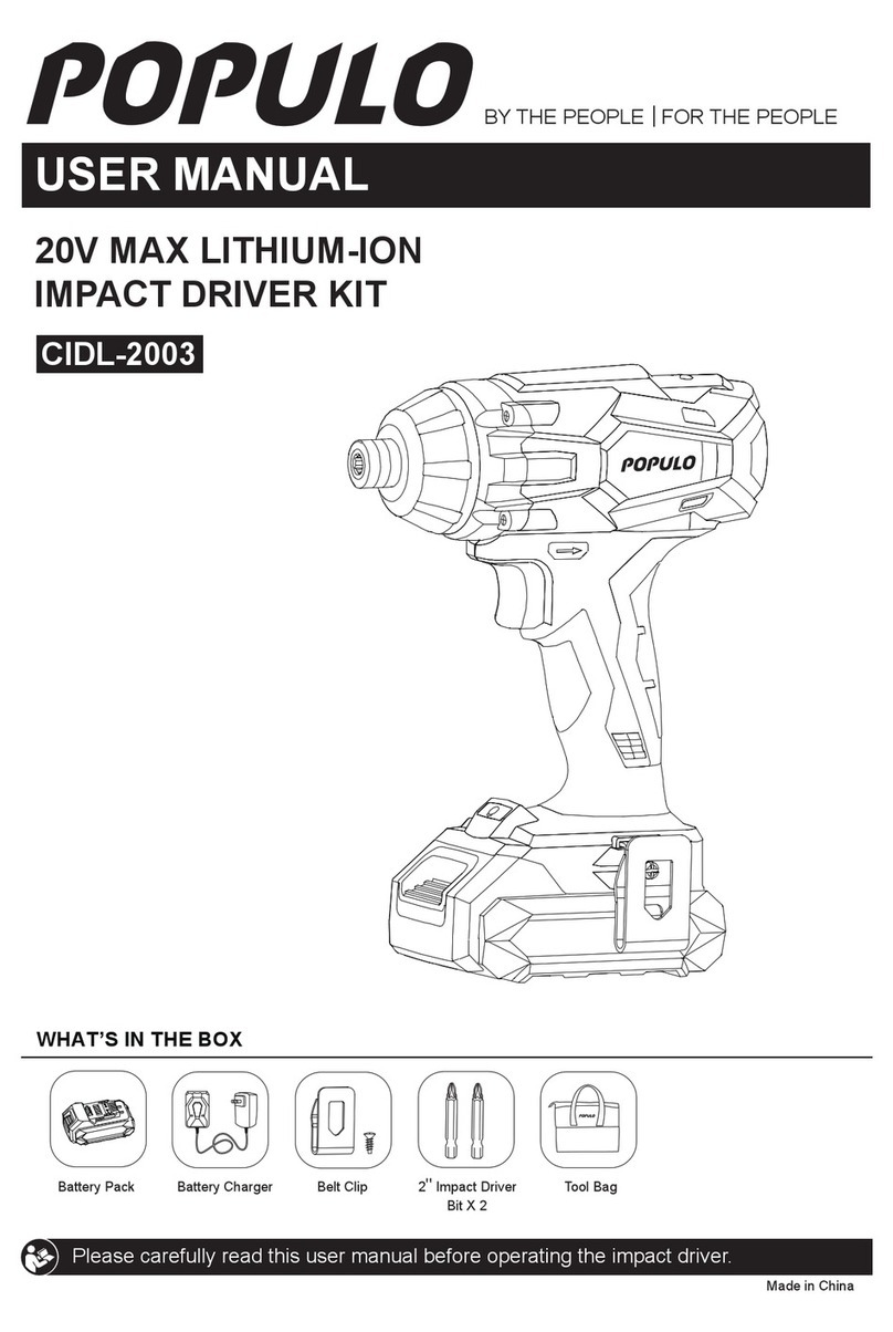 Populo CIDL-2003 user manual