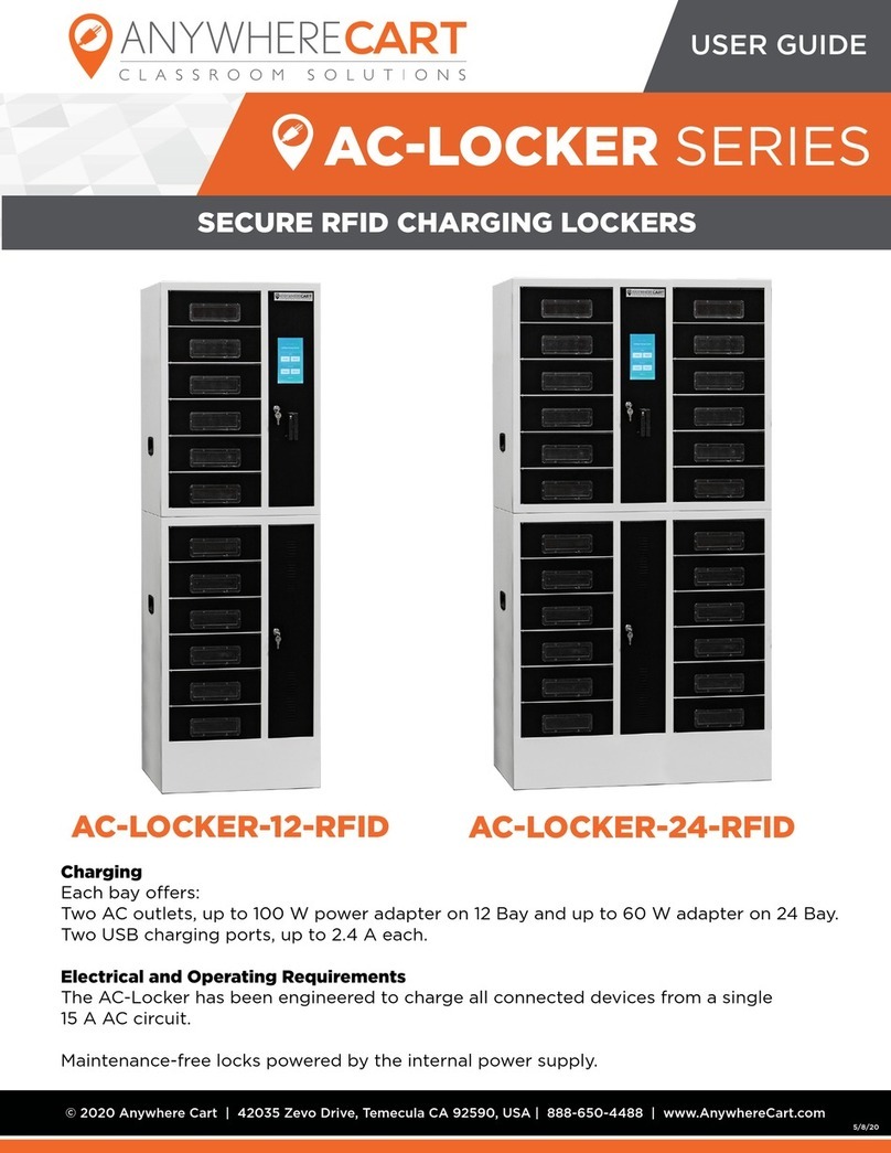 Anywhere Cart AC-LOCKER Series user guide