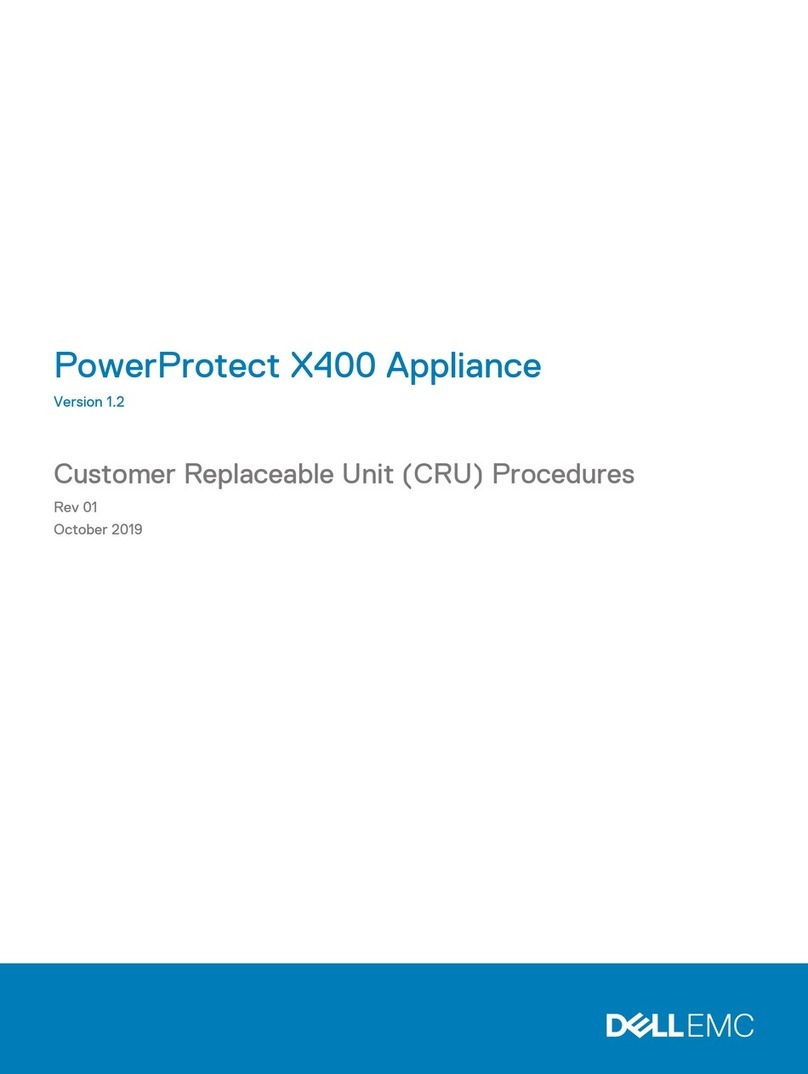 Dell EMC PowerProtect X400H Use and care manual