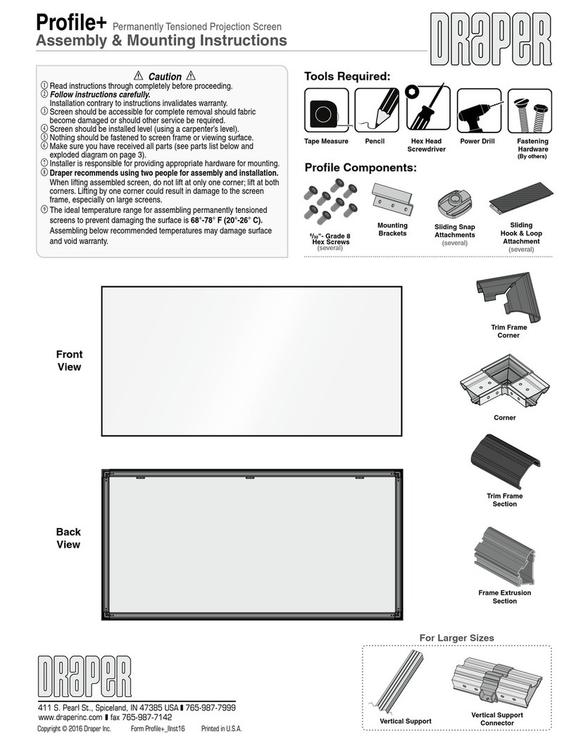 Draper Profile+ User manual