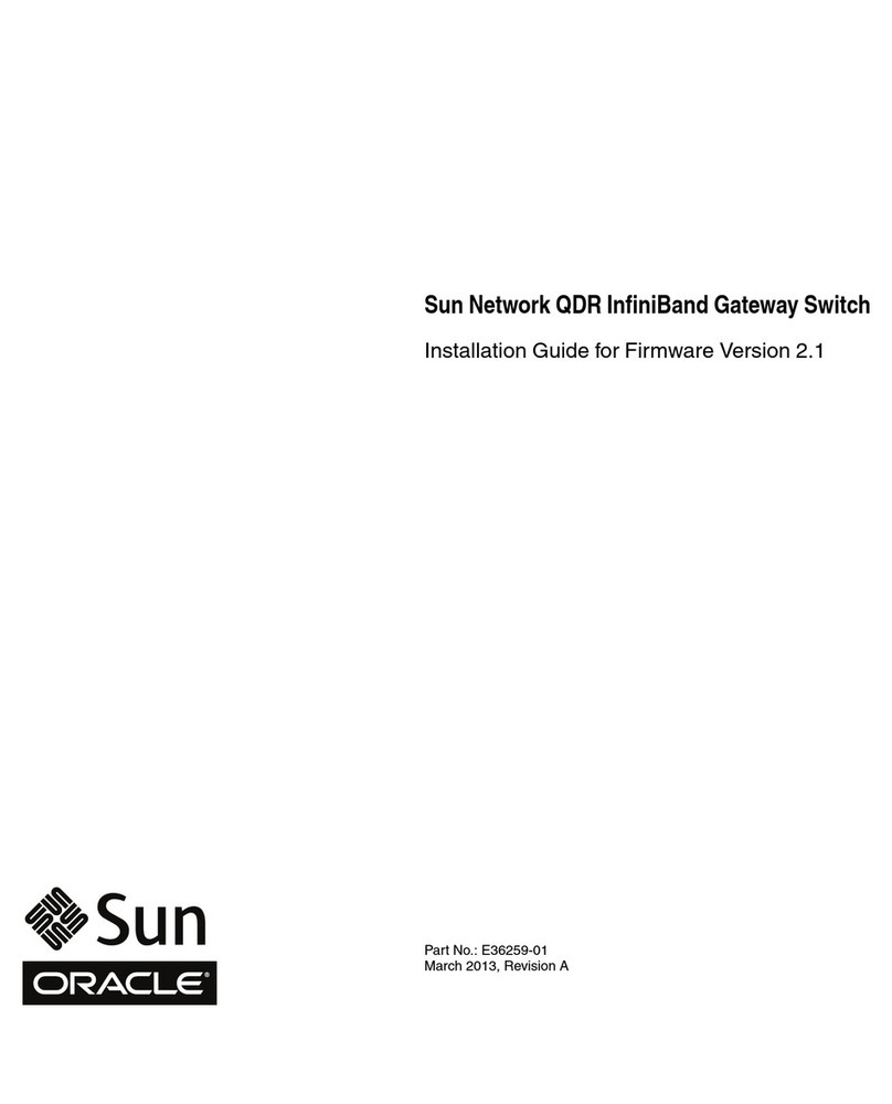 Sun Oracle Sun Network QDR InfiniBand Gateway Switch installation guide