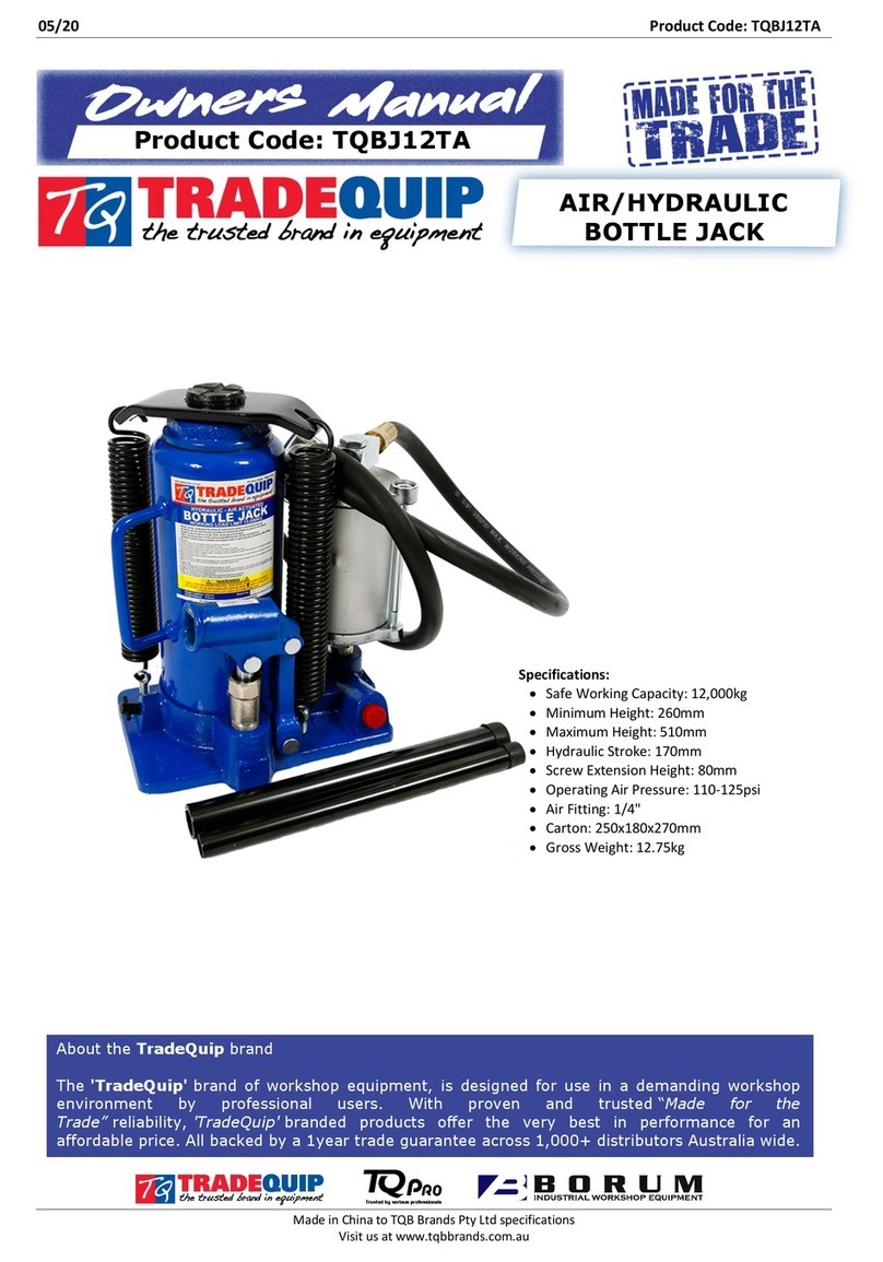 TradeQuip TQBJ12TA User manual