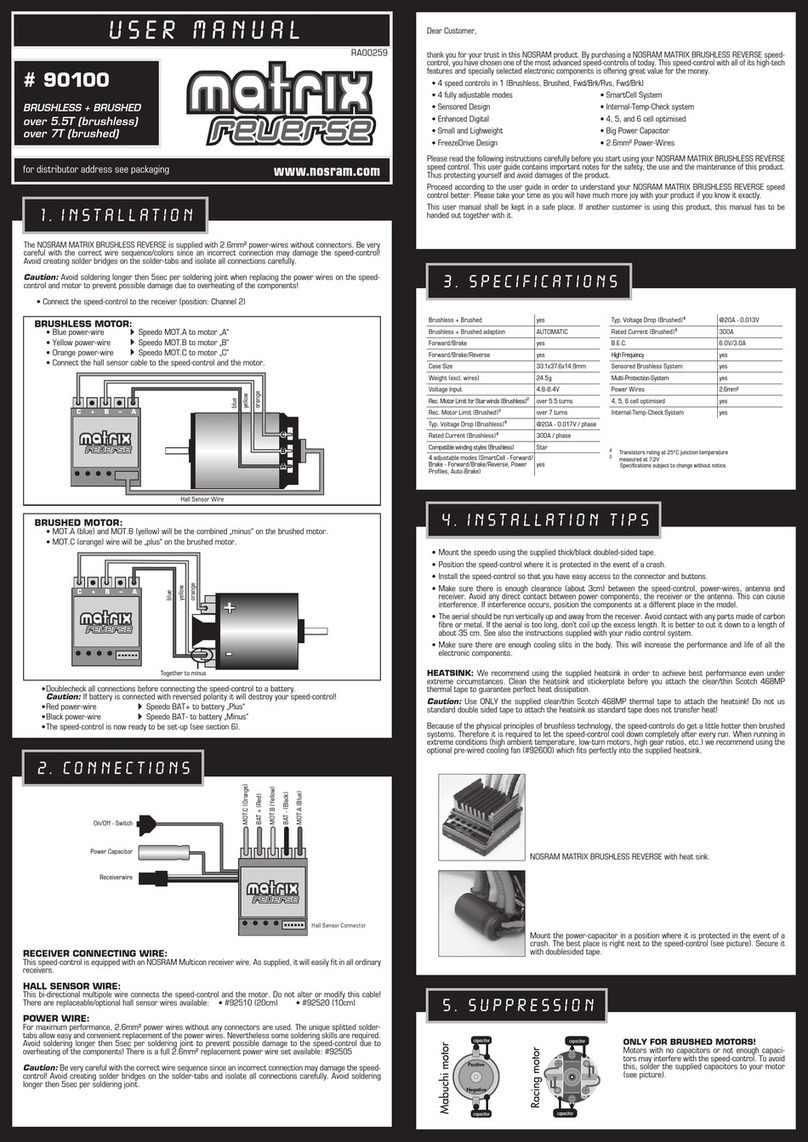 Nosram MATRIX REVERSE User manual