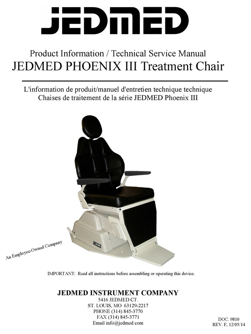 Jedmed PHOENIX III Product Information / Technical Service Manual
